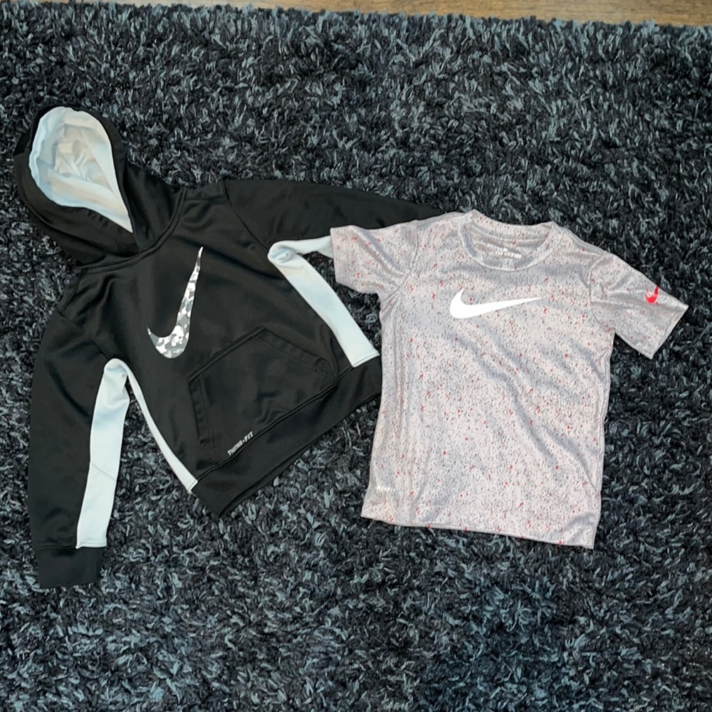 Nike hoodie and Dri fit tee size 4T